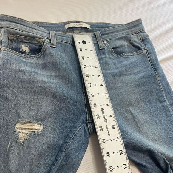 Joe’s Jeans Atlantic Destroyed Distressed Skinny Ankle Denim Jeans Size 30 - Picture 4 of 12